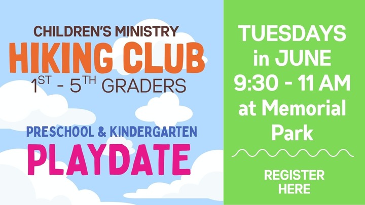 June Hiking Club & Play Date logo