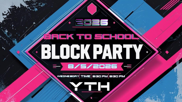 YTH - Back to School YTH Block Party  logo