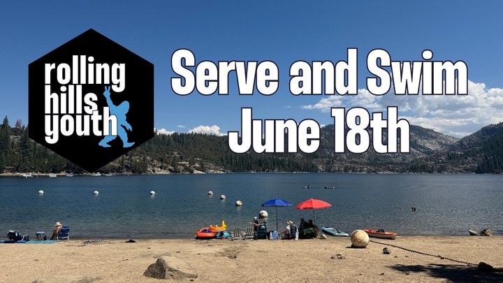 Youth Serve and Swim Day logo