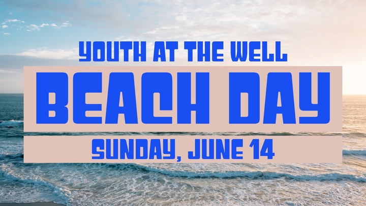 Youth At The Well Beach Day logo