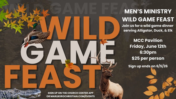 Men's Wild Game Feast logo