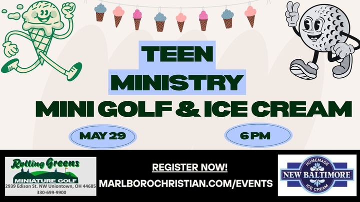 Mini Golf & Ice Cream - Teen Ministry logo