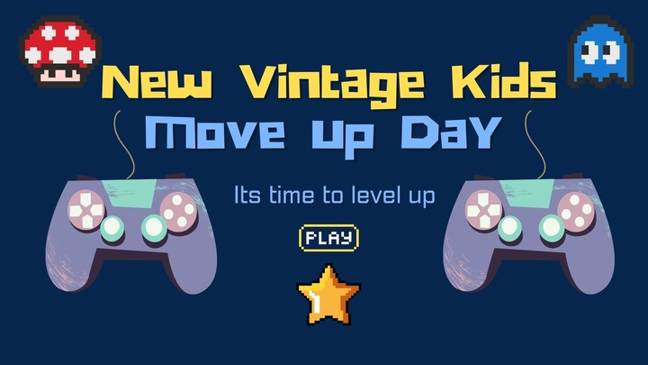 Kids Ministry Move up Day logo