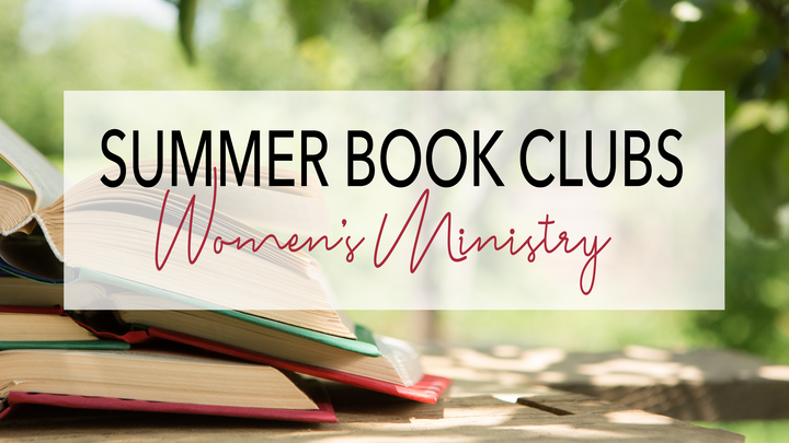 Women's Ministry Summer Book Clubs logo