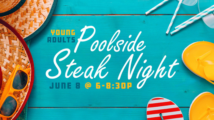 Young Adults - Poolside Steak Night logo