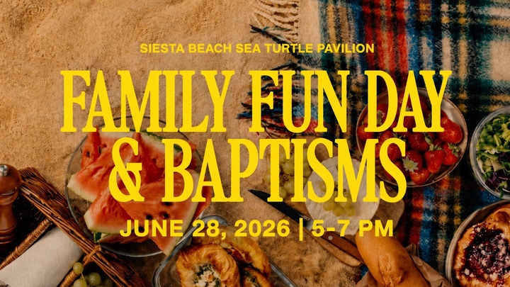 Family Fun Day & Baptisms | Siesta Key logo