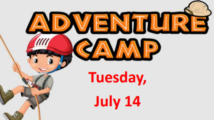 Adventure Camp flyer