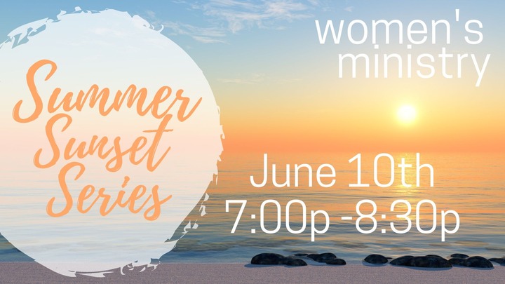 Women's Ministry Summer Sunset Series logo