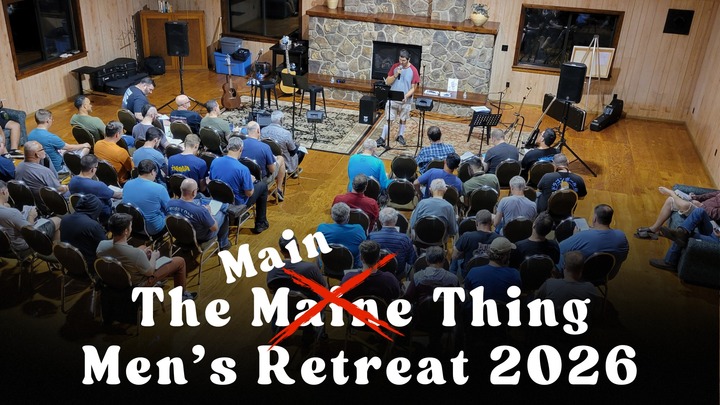The Main Thing - Men's Retreat logo