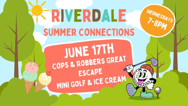 Summer Connections - Cops & Robbers Great Escape - Mini Golf & Ice Cream logo