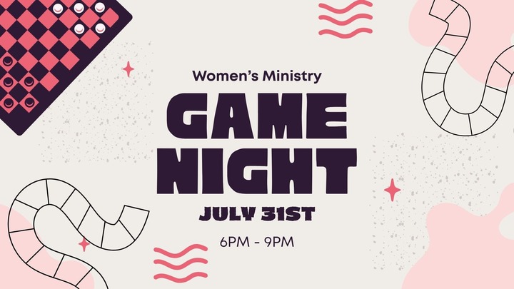 Women’s Game Night: Food, Fun & Fellowship logo