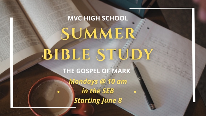 MVC High School Summer Bible Study logo