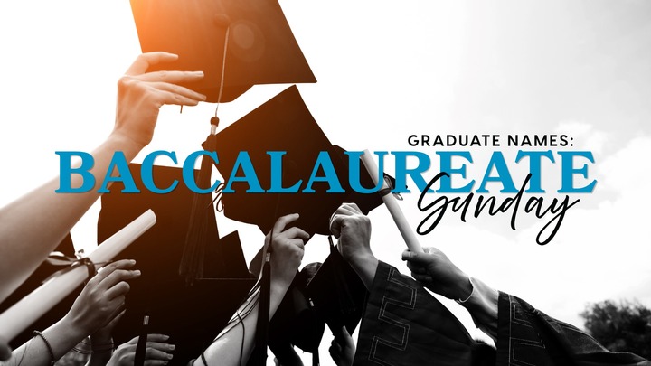 Baccalaureate Sunday 2026 logo