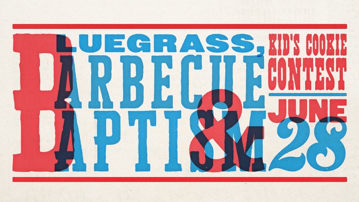 BLUEGRASS, BBQ & BAPTISM  logo