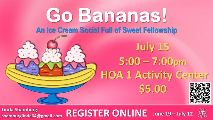 Go Bananas! An Ice Cream Social logo