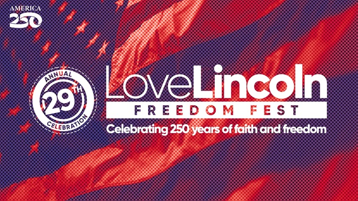 LoveLincoln Freedom Fest logo
