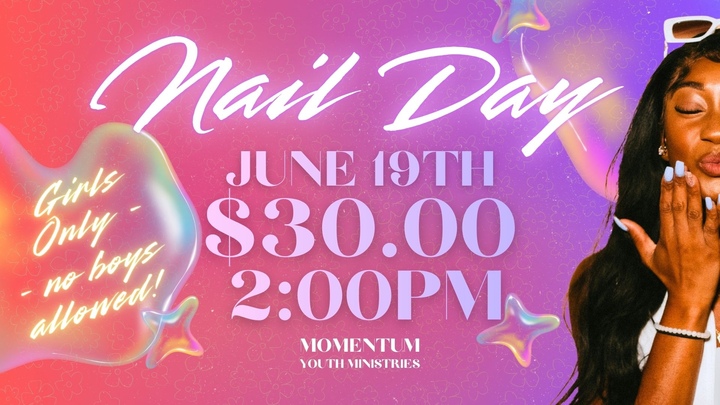 Momentum Girls Nail Day logo