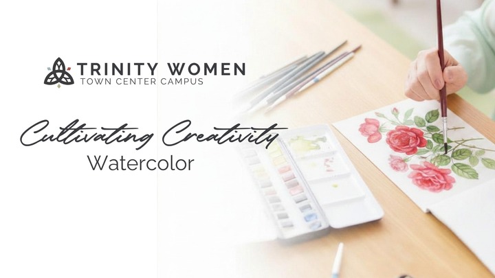 Town Center Women Cultivating Creativity: Watercolor logo