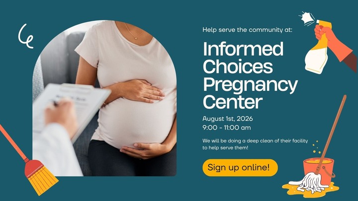 Women's Ministry Cleaning Day at Informed Choices Pregnancy Center logo
