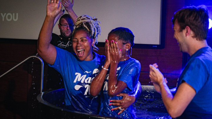 Water Baptism - July logo
