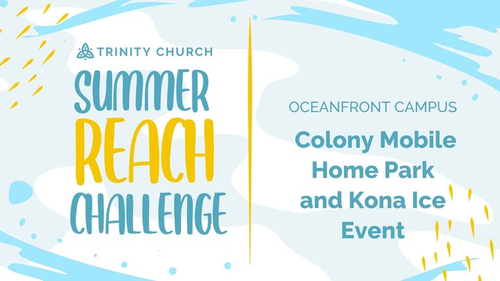 Oceanfront Summer Reach: Colony Mobile Home Park and Kona Ice Event logo