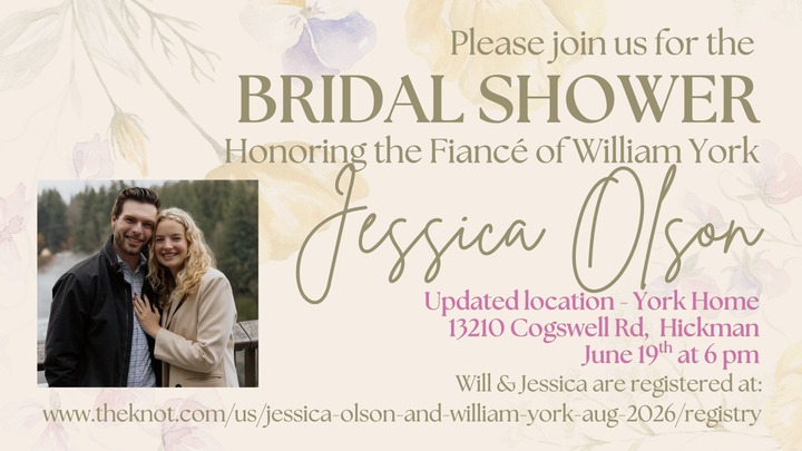 Jessica Olson's Bridal Shower logo