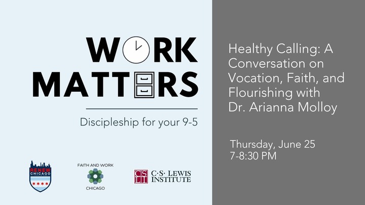 Healthy Calling: A Conversation on Vocation, Faith, and Flourishing with Dr. Arianna Molloy logo