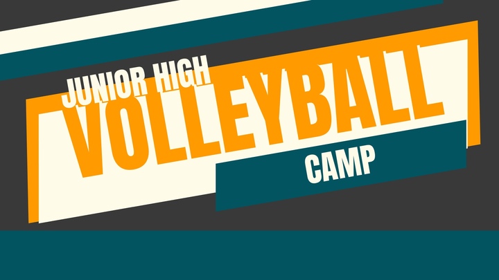 Junior High Volleyball Camp logo