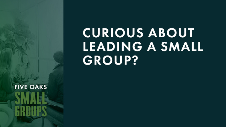 Curious About Leading a Small Group? logo