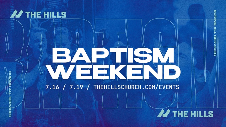 Baptism Weekend logo