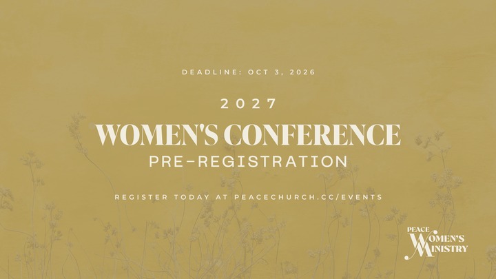 2027 Women's Conference Pre-Registration | Central Campus