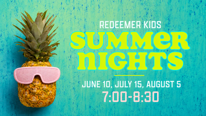 Redeemer Kids Summer Nights logo