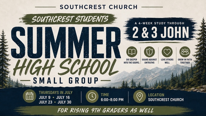 Highschool Summer Life Group 2 3 John logo