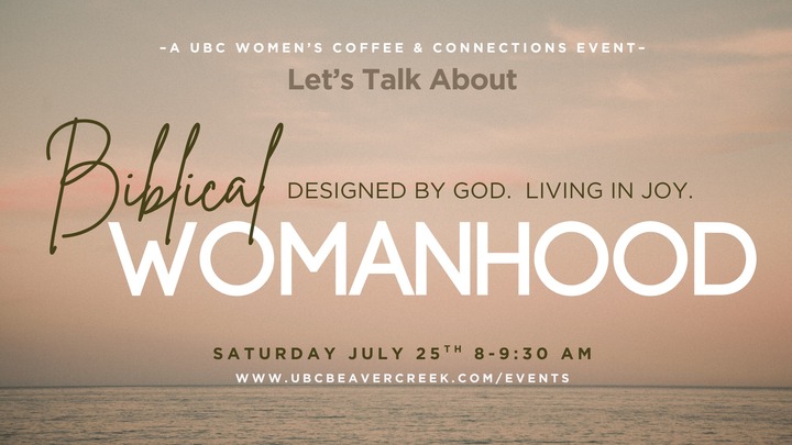 Coffee & Connections: Biblical Womanhood logo