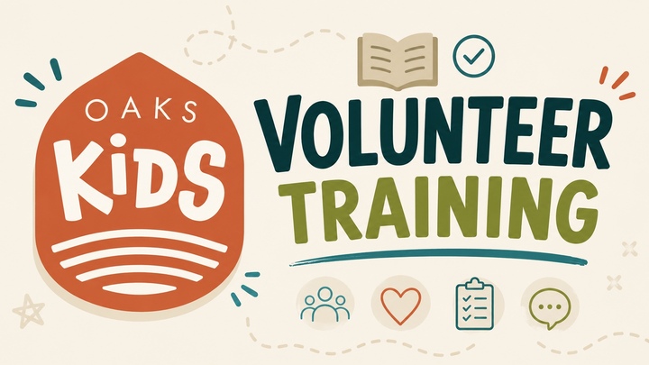 Oaks Kids Volunteer Training logo