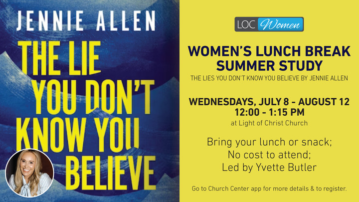 LOC Women: Lunch Break Summer Study logo