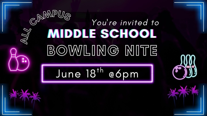 Middle School Bowling Night logo
