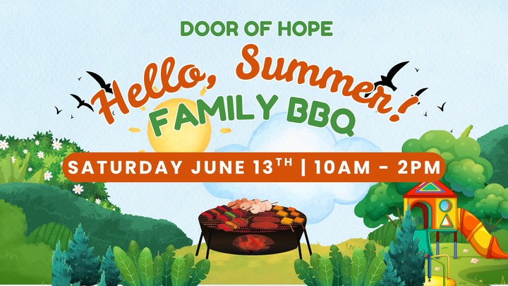 Door of Hope Summer BBQ - June 13th @ 10am - 2pm logo