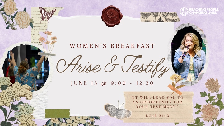 Arise & Testify: Women’s Breakfast  logo