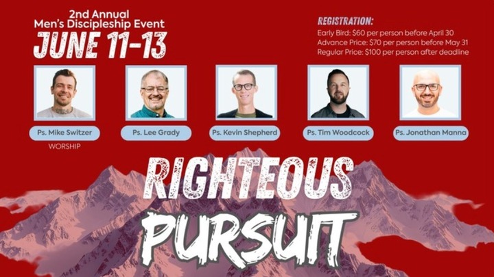Righteous Pursuit Men's Conference logo