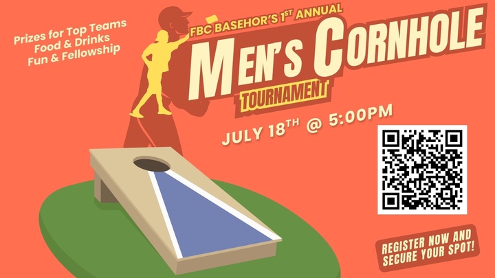 Men's Cornhole Tournament logo