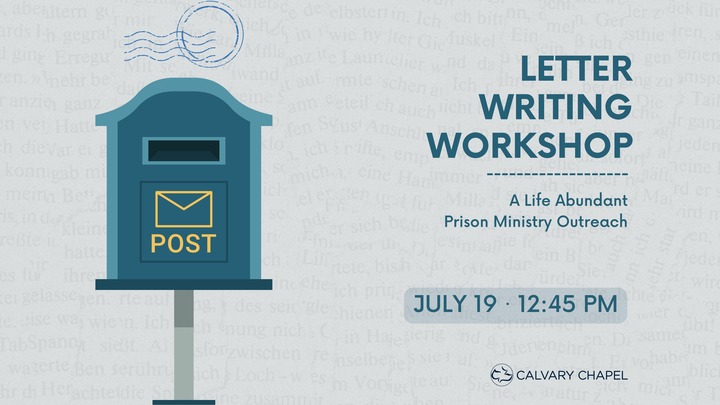 Letter Writing Workshop: Life Abundant Prison Ministry logo