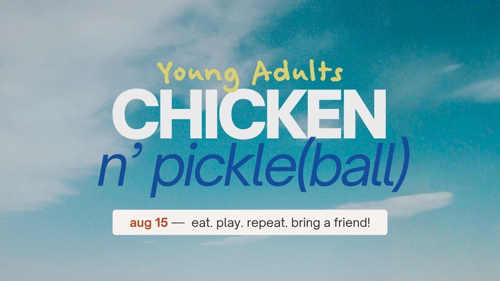 Young Adults — Chicken n' Pickleball logo