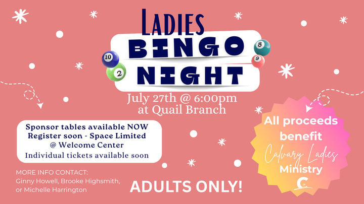 Ladies Bingo Night logo