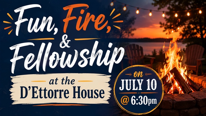 Fun, Fire, & Fellowship at the D'Ettorre House logo