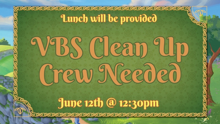 VBS Clean Up Crew logo