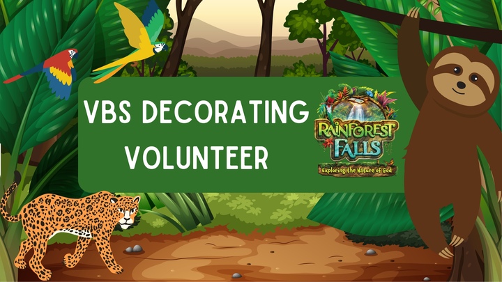 VBS Decorating Volunteers logo
