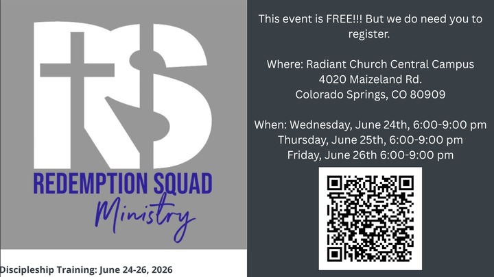 Redemption Squad Discipleship Class logo