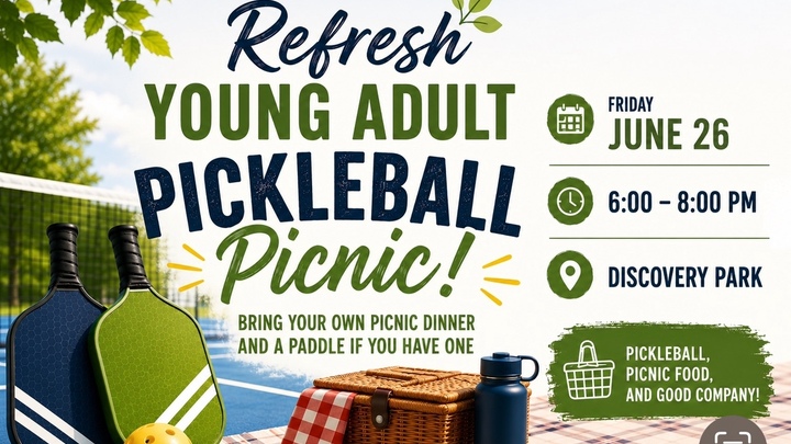 Young Adult Pickleball Picnic logo