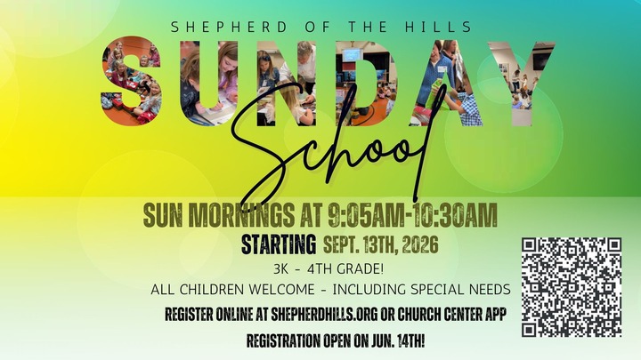 '26- '27 Sunday School Registration logo